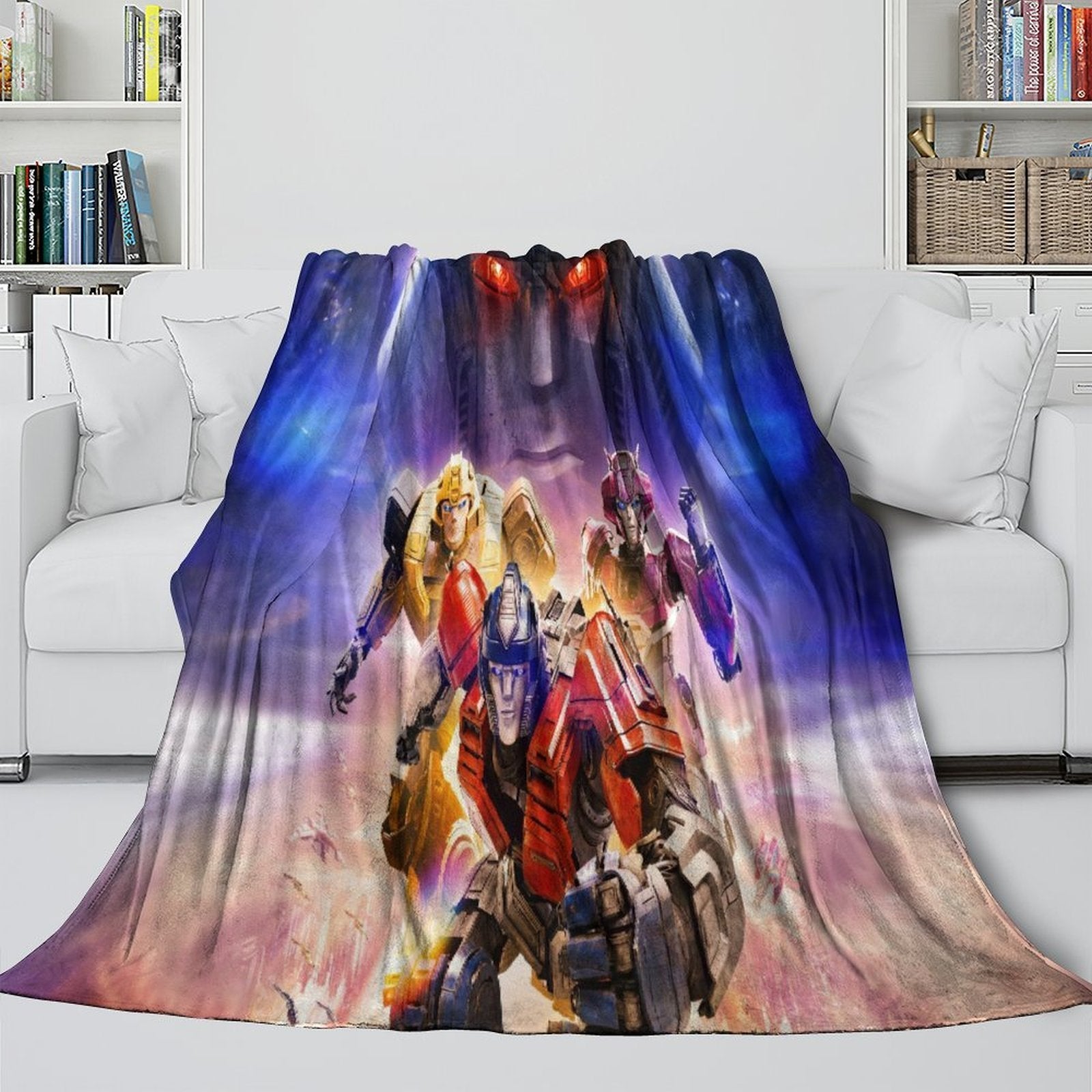 Transformers One Blanket Flannel Throw Kids Room Decoration