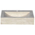 Troia Light Travertine Rectangular Sink Honed and Filled (W)18" (L)21.4 (H)4"