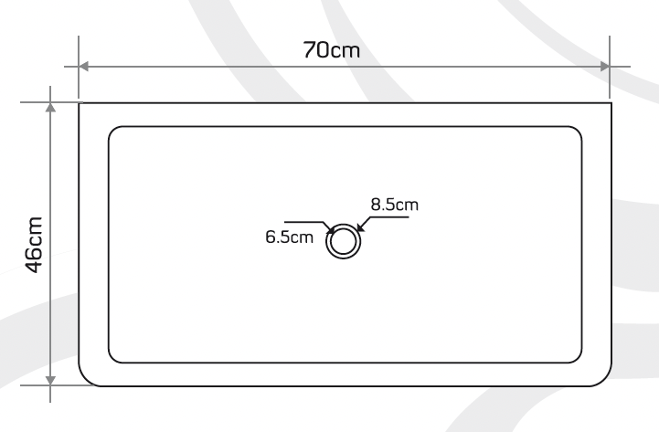 Troia Light Travertine Farmhouse Sink Honed and Filled (W)18