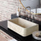 Troia Light Travertine Natural Stone Farmhouse Apron Kitchen Sink (W)18" (L)30" (H)10"