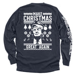 Make Christmas Great Again Trump Sweater Print - T-Shirt