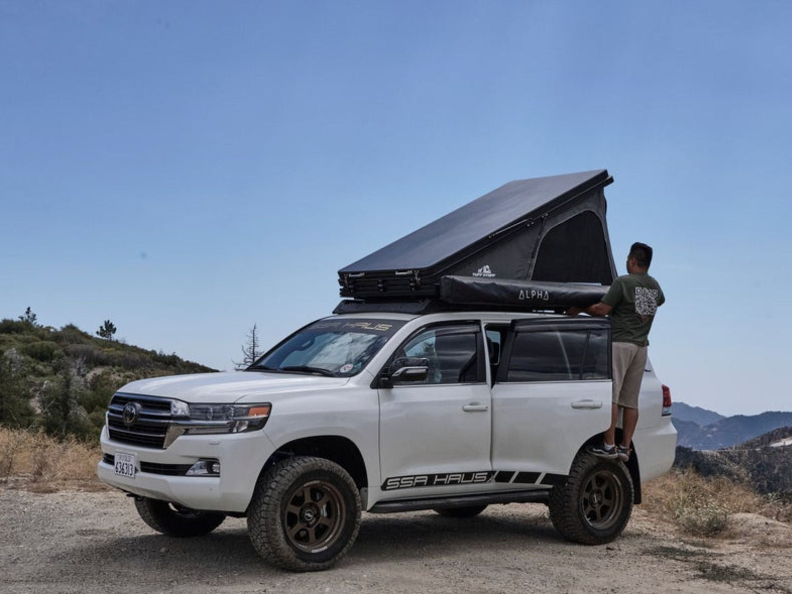 Tuff Stuff Alpine Fiftyone Aluminum Shell Roof Top Tent - 2 Person