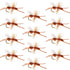 Turcks Power Flying Ant Cinnamon Terrestrial Trout Dry Fly - 1 Dozen Flies Hook Size 12