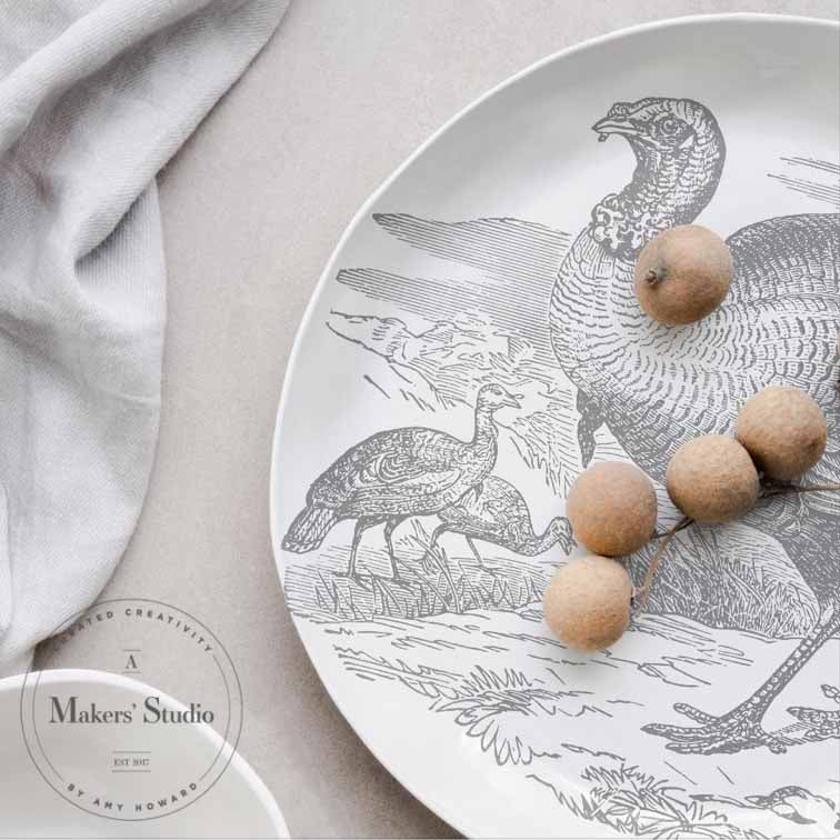 Turkey Scene - Mesh Stencil 9x12