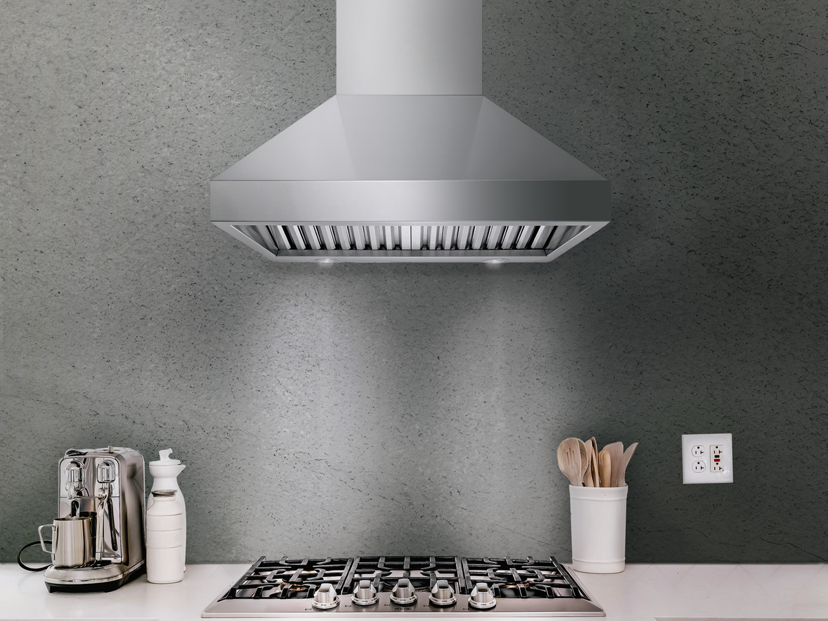 42 Inch 1200 CFM Wall Mount Range Hood - VICTORY TwisterMAX