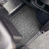 SMARTLINER Custom Fit Rugged Rubber Floor Liners For 2018-2024 Polaris Ranger 1000 (6 Seater)