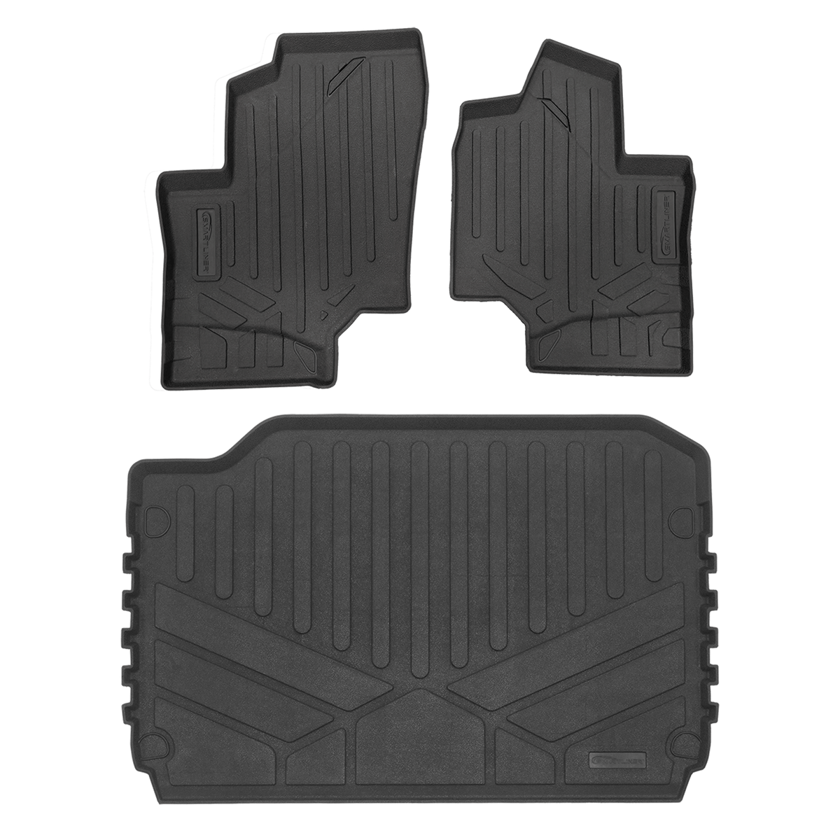 SMARTLINER Custom Fit Rugged Rubber Floor Liners For 2019-2025 Can-Am Commander (2 Seater)