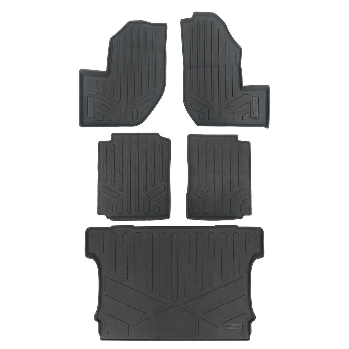 SMARTLINER Custom Fit Rugged Rubber Floor Liners For 2018-2025 Yamaha Wolverine RMA X2