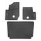 SMARTLINER Custom Fit Rugged Rubber Floor Liners For 2019-2025 Polaris General 1000