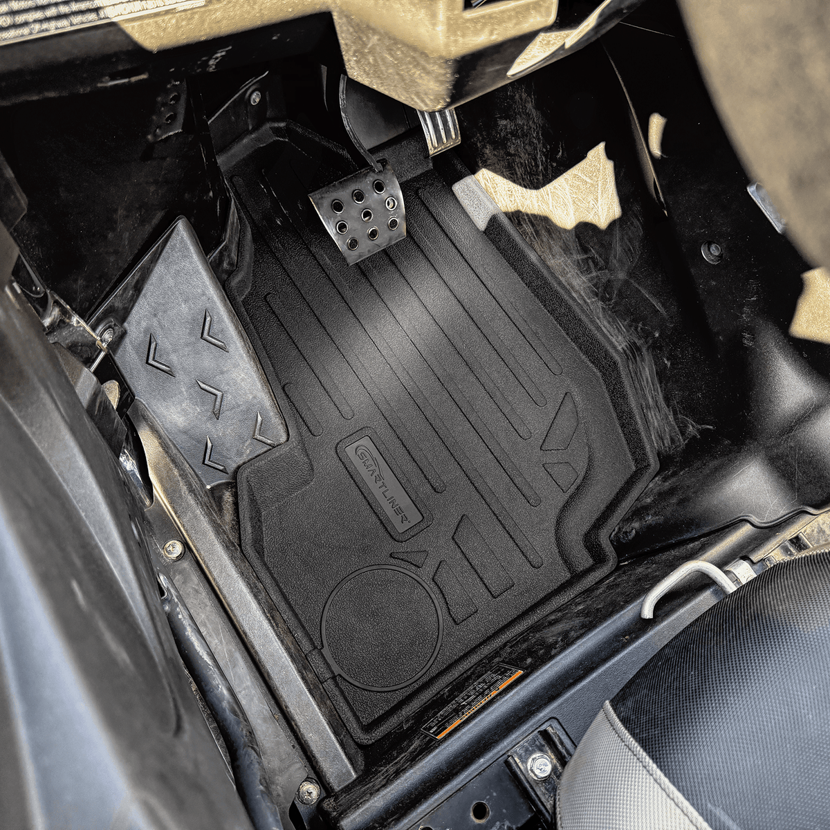 SMARTLINER Custom Fit Rugged Rubber Floor Liners For 2020-2025 Kawasaki TERYX KRX (2 Seater)