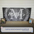 Family Name Sign -  Monogram Sign