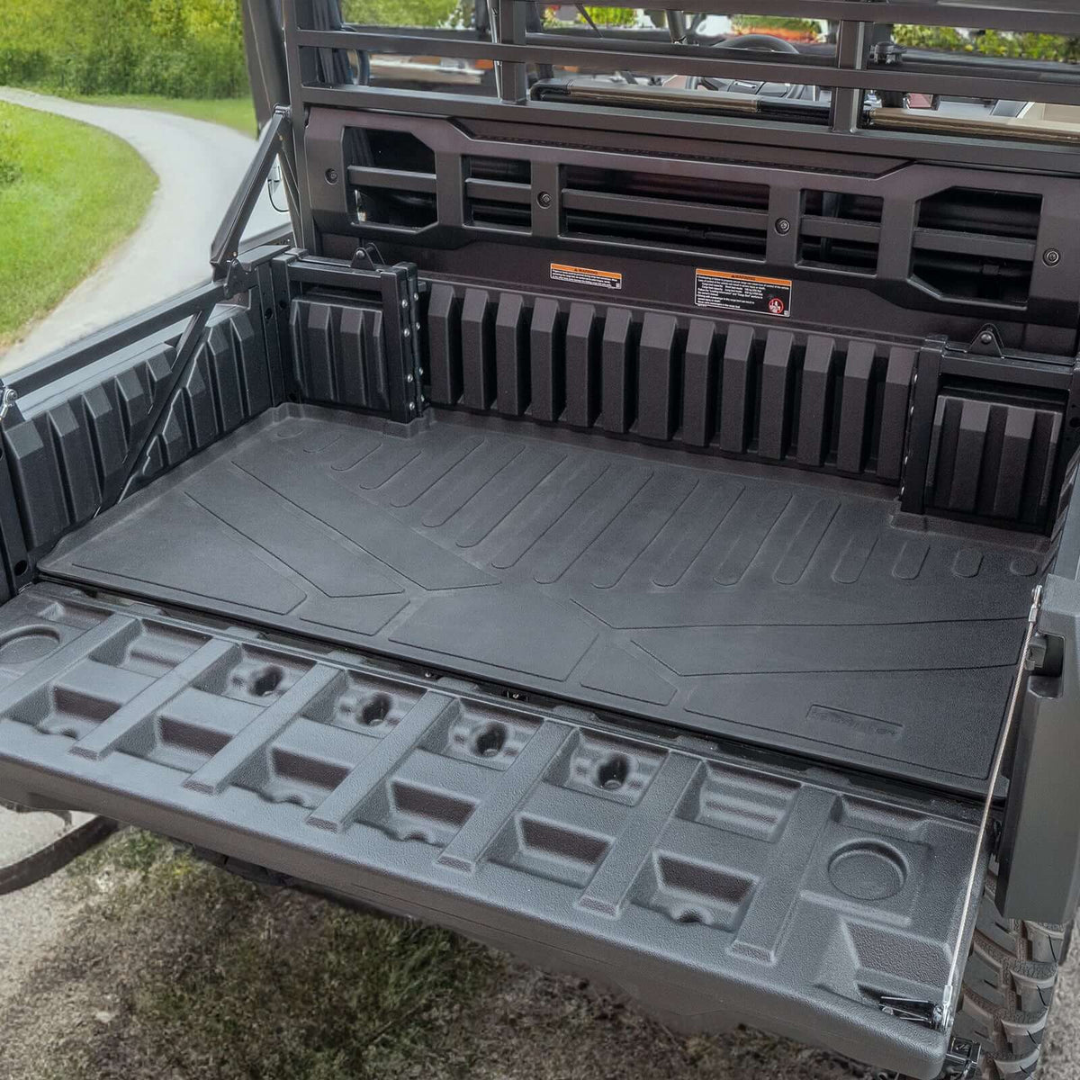SMARTLINER Rugged Rubber Floor Liners For 2017-2026 Kawasaki Mule (6-Seater Models)