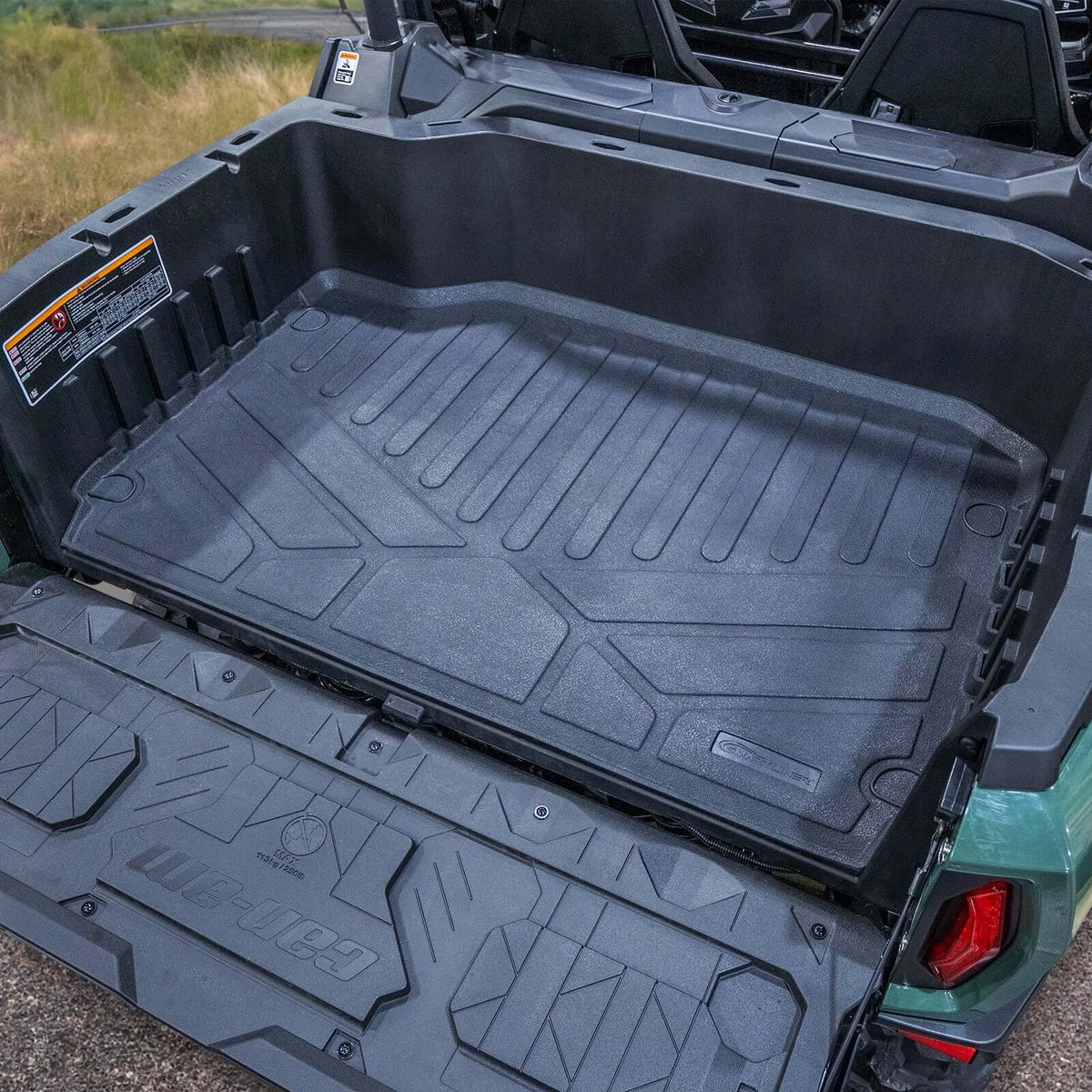 SMARTLINER Custom Fit Rugged Rubber Floor Liners For 2019-2025 Can-Am Commander (4 Seater)