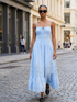 UPPER EAST SIDE Women's Sky Blue Dress Prêt-à-Porter BYMANYC ® NY
