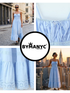 UPPER EAST SIDE Women's Sky Blue Dress Prêt-à-Porter BYMANYC ® NY