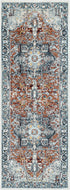 Cabacungan Blue & Rust Washable Area Rug - Clearance