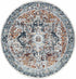 Cabacungan Blue & Rust Washable Area Rug - Clearance