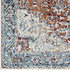 Cabacungan Blue & Rust Washable Area Rug - Clearance