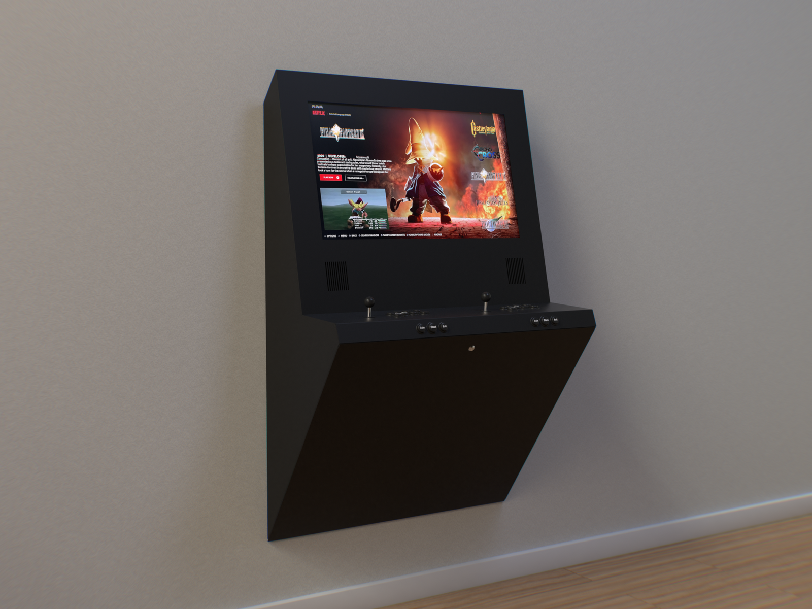 Wall Mounted Arcade - Gaming PC
