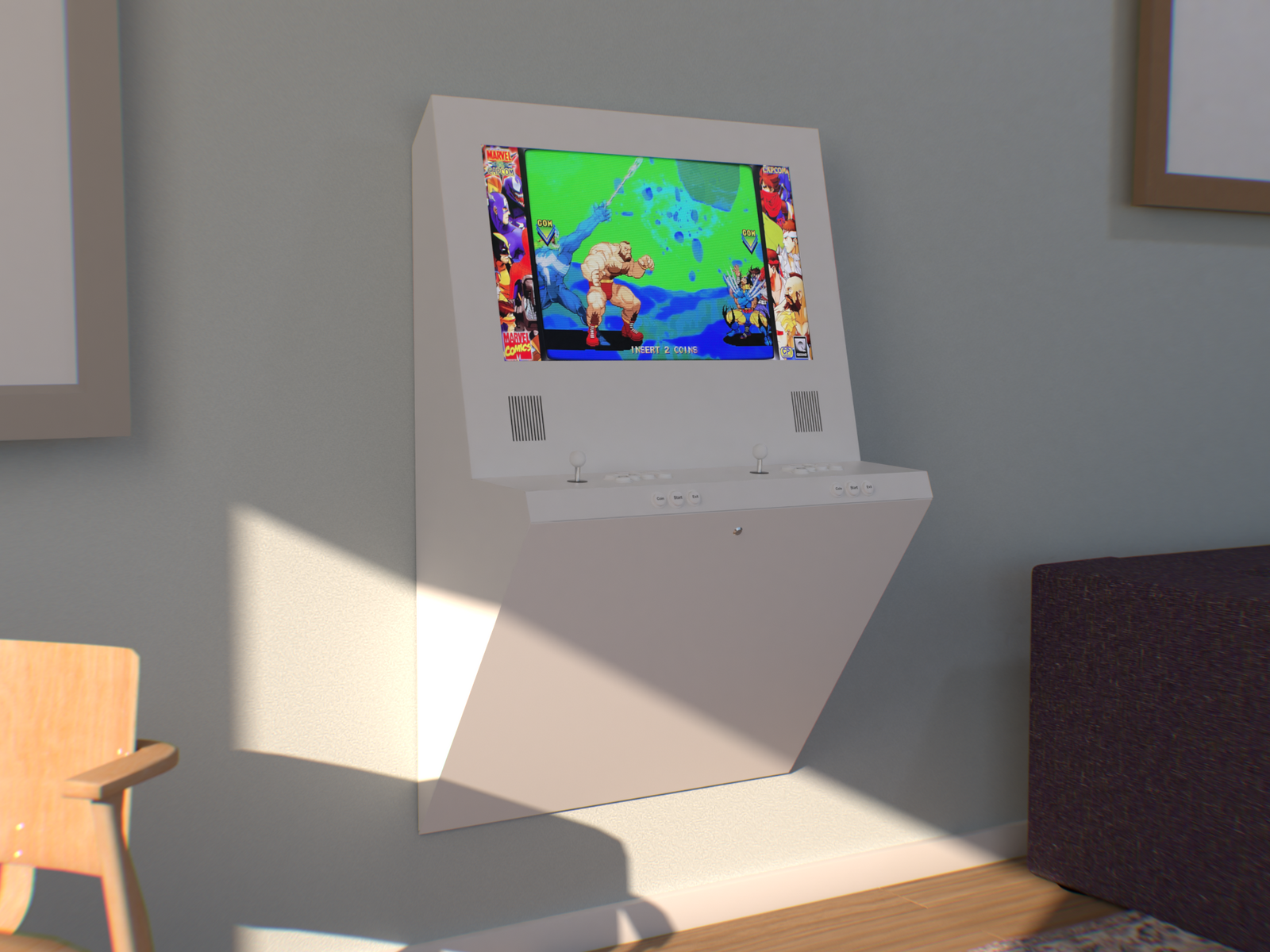 Wall Mounted Arcade - Classic Arcade