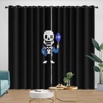 Undertale Curtains Blackout Window Drapes Room Decoration