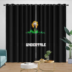 Undertale Curtains Blackout Window Drapes Room Decoration