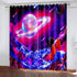 Universe Space Curtains Blackout Window Treatments Drapes for Room Decor
