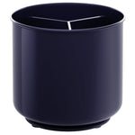 Cooler Kitchen Extra Large and Sturdy Rotating Utensil Holder Caddy with No-Tip Weighted Base, Removable Divider, and Gripped Insert | Rust Proof and Dishwasher Safe