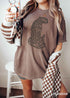 Sitting Cheetah Tee *13 Colors (S-3X)