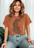 Sitting Cheetah Tee *13 Colors (S-3X)