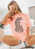 Sitting Cheetah Tee *13 Colors (S-3X)