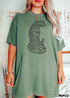 Sitting Cheetah Tee *13 Colors (S-3X)
