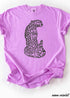 Sitting Cheetah Tee *13 Colors (S-3X)