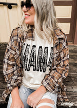 Leopard Mama Tee *12 Colors (S-3X)