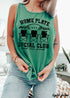 Home Plate Social Club Tank *5 Colors (S-3X)