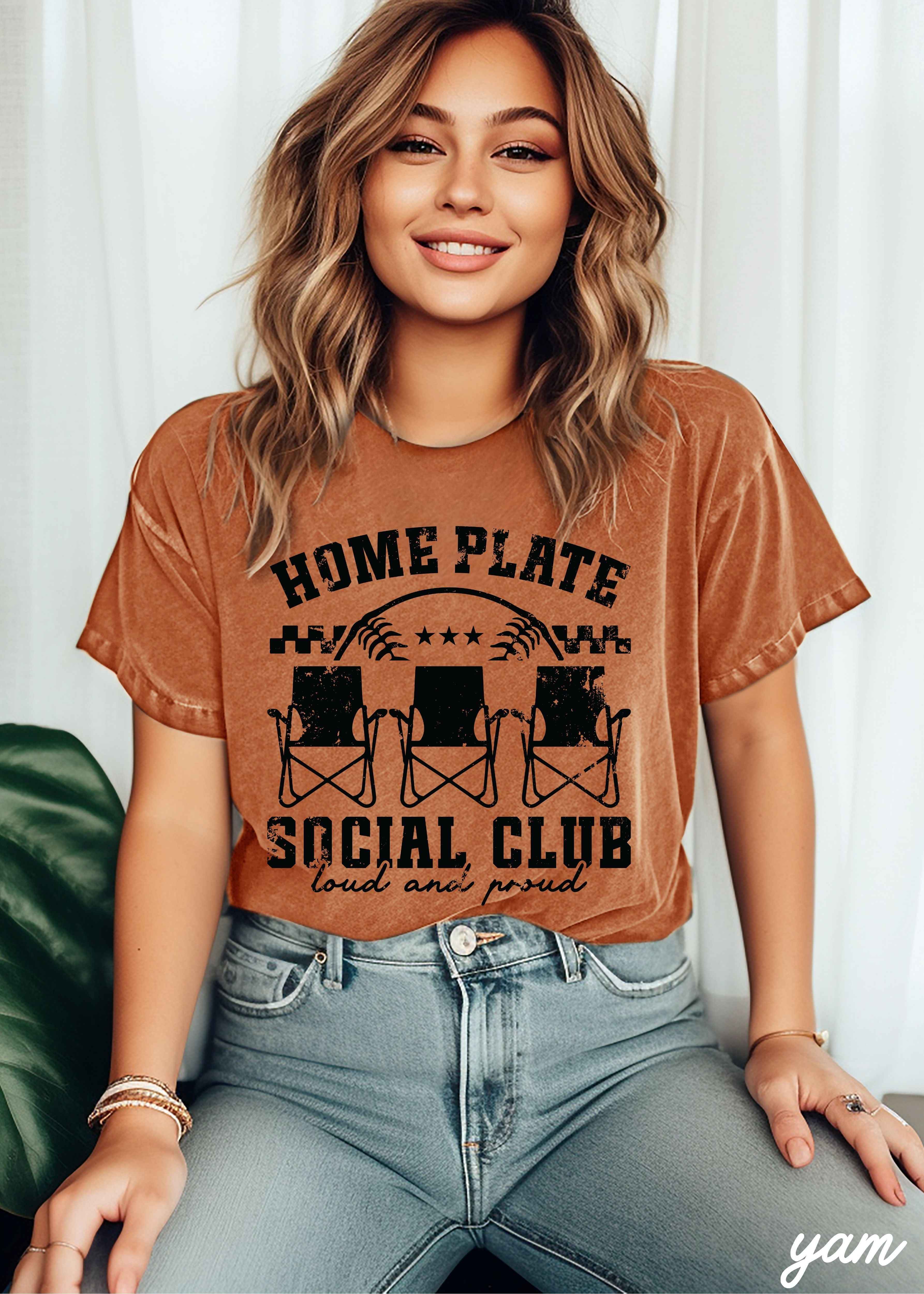 Home Plate Social Club Tee *17 Colors (S-3X) 1