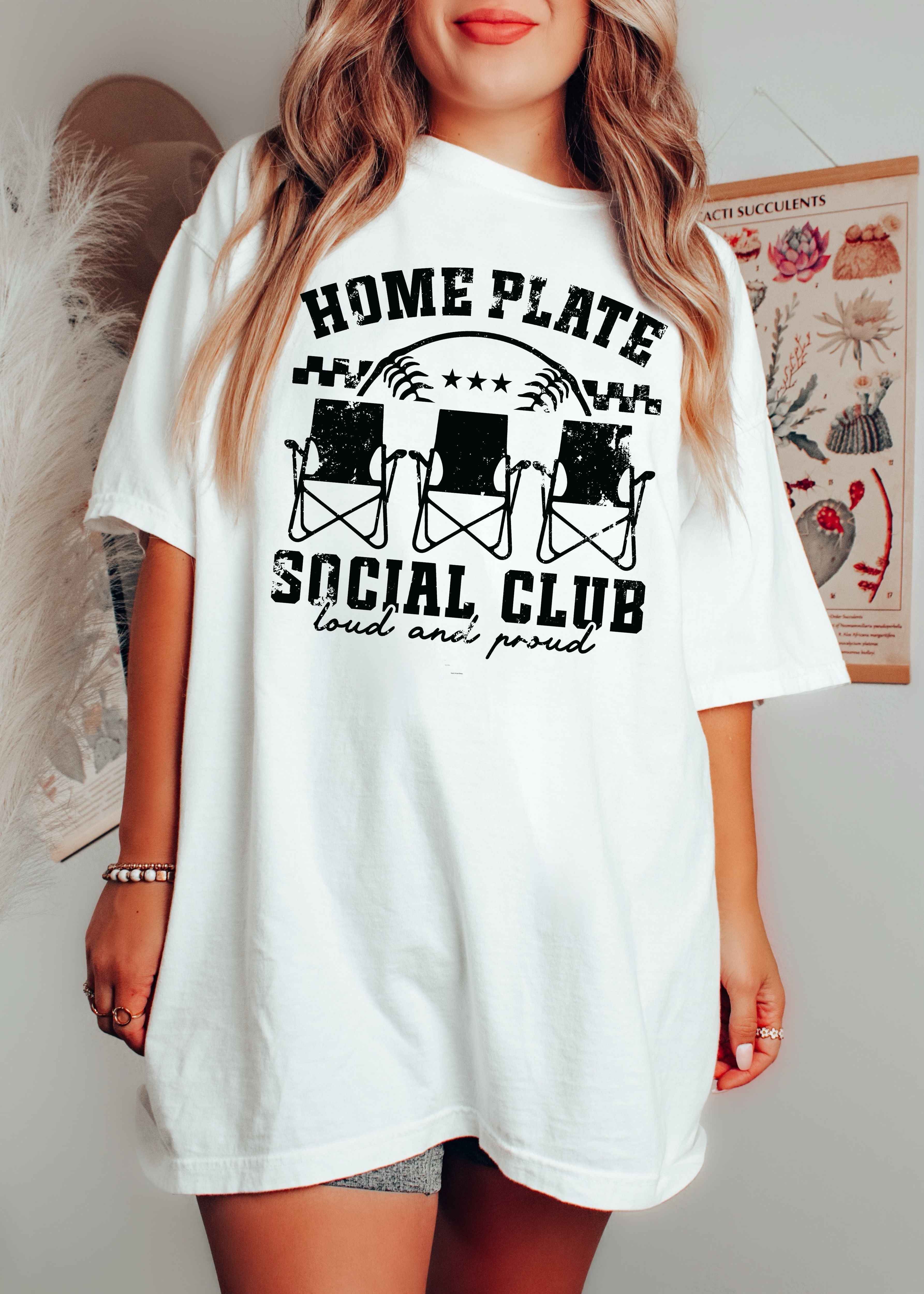 Home Plate Social Club Tee *17 Colors (S-3X) 1