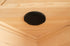 Blisspod, Vienna, Corner Spacious Far Infrared Sauna Canadian Hemlock Ultra Low EMF, 12 Heaters, 4-5 Persons