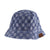 Checkered Pattern Terry Cloth C.C Bucket Hat