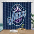 Utah Jazz Curtains Blackout Window Drapes Room Decoration