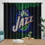 Utah Jazz Curtains Blackout Window Drapes Room Decoration