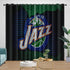 Utah Jazz Curtains Blackout Window Drapes Room Decoration