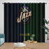 Utah Jazz Curtains Blackout Window Drapes Room Decoration