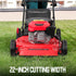 22" 170cc Gas Self-Propelled 3-in-1 Lawn Mower & String Trimmer Combo Kit V8622S1+PS4532