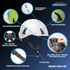 Ventilated Work at Height Hard Hat with Anti-Intrusion Mesh and  4 Point Suspension