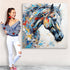 Canvas Print: "Vivid Steed"