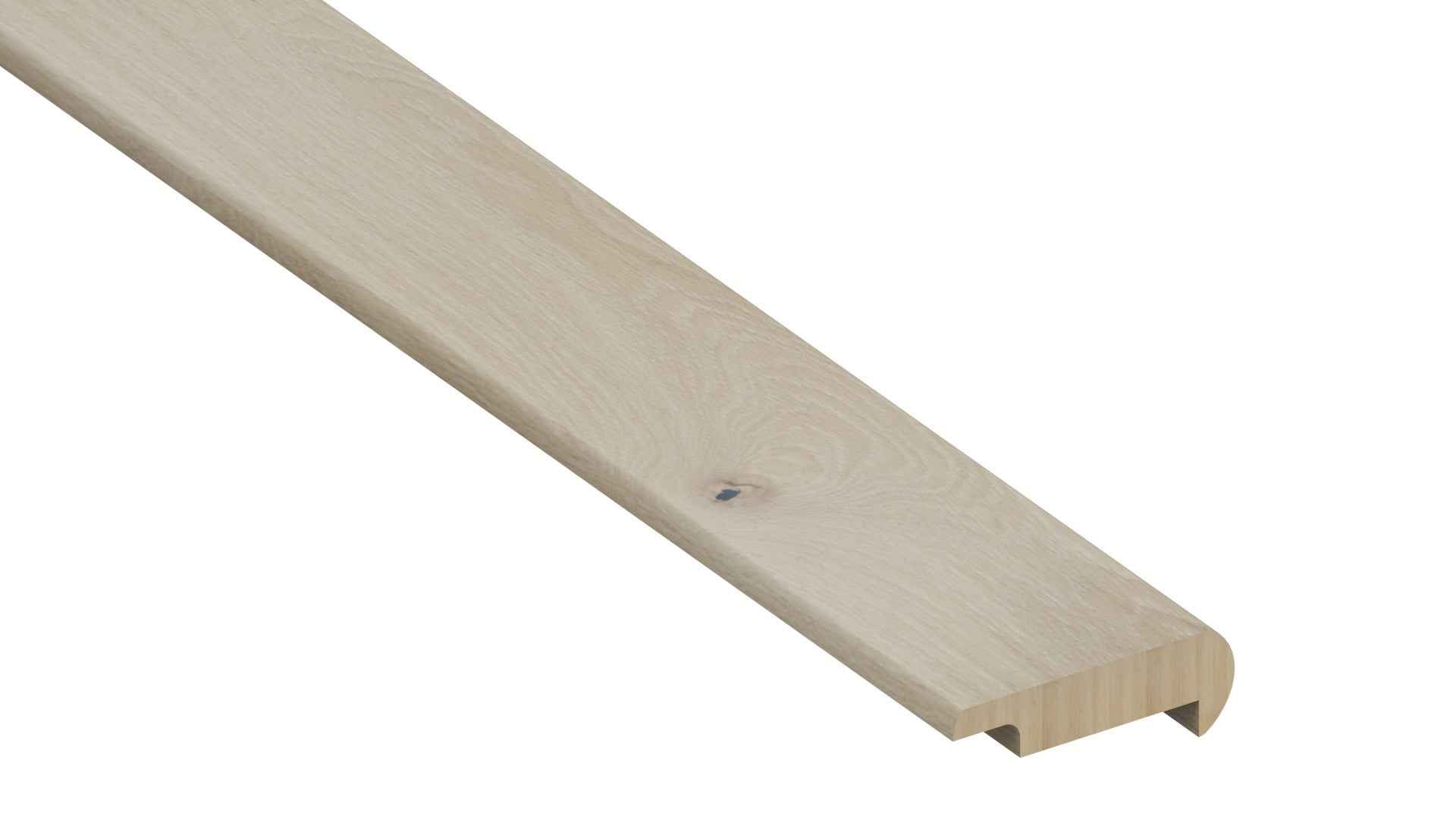 Aaron Blonde Luxury Vinyl Overlapping Stairnose Waterproof Wood Molding - MSI Everlife