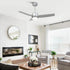 Vaczon 42 Inch 3-Blades Modern Ceiling Fan with Remote Control and LED Light