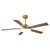Vaczon 52 Inch Double-sided Blades Modern Ceiling Fan with Remote Control and LED Light