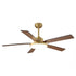 Vaczon 52 Inch Double-sided Blades Modern Ceiling Fan with Remote Control and LED Light